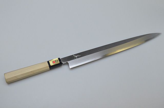 山本刃剣】35 英 青一 柳刃包丁300mm サヤ付｜堺伝匠館 – SAKAI
