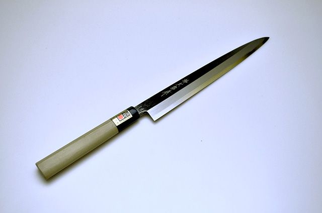 ノムラ刃物】2 祥太郎作刺身包丁240mm白鋼 水牛柄｜堺伝匠館 – SAKAI