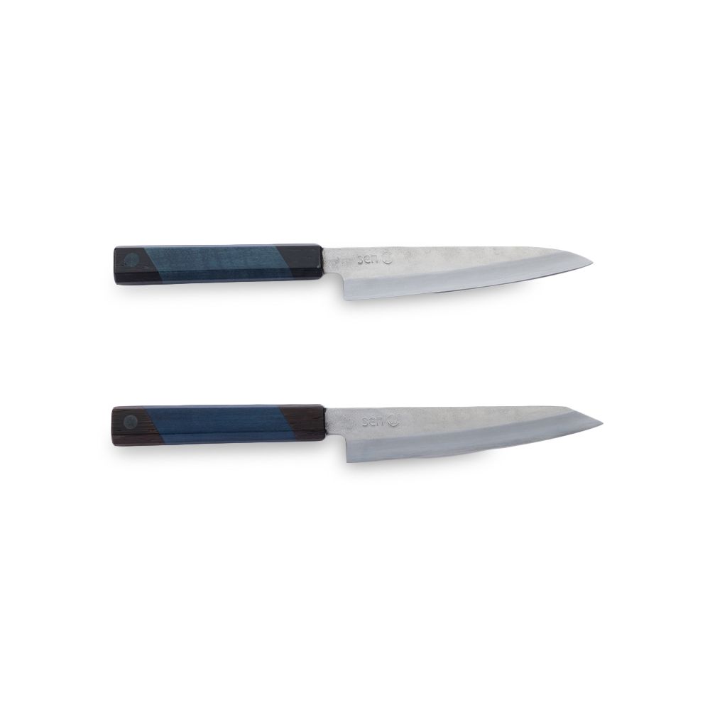 sakai kitchen〈堺キッチン〉【高橋楠】sen　閃　和ペティナイフ・切付ペティナイフ 150mm　黒打